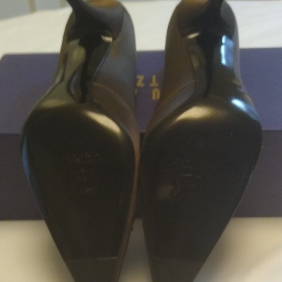 Stuart Weitzman Bronze Cocktail Pumps - Picture 5 of 6